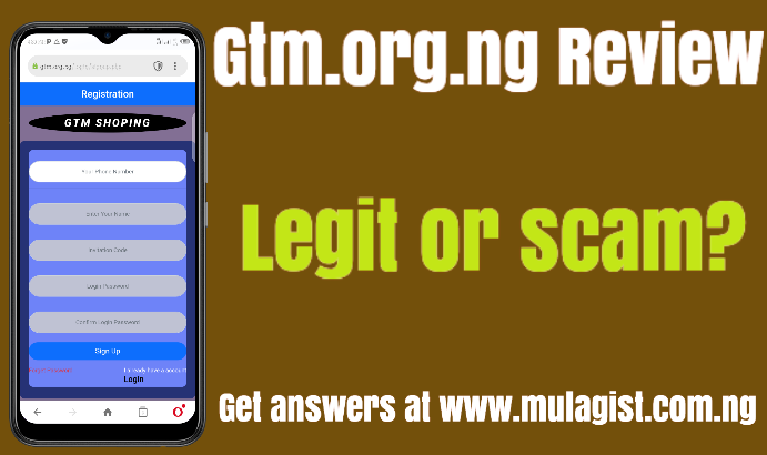 Gtm.org.ng Review – How to login, Legit or Scam?