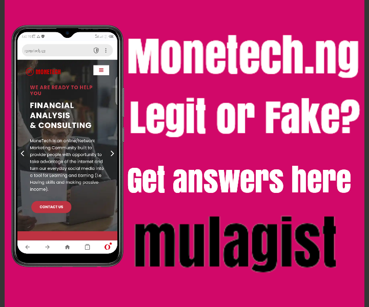 Monetech.ng Review: How to login, Legit or Scam?