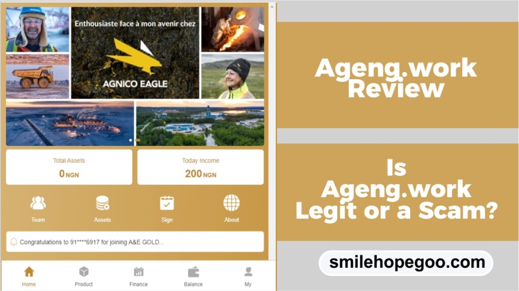 Ageng.work Review – Is Ageng.work Legit, Scam and Genuine?