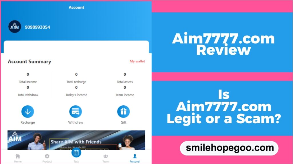 Aim7777.com Review – Is Aim7777.com Legit, Scam and Paying?