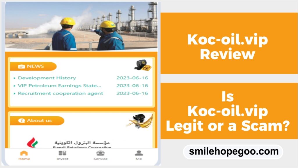 Koc-oil.vip Review – Is Koc-oil.vip Legit, Scam and Paying?