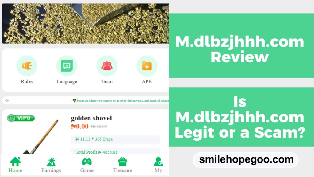 M.dlbzjhhh.com Review – Is M.dlbzjhhh.com Legit, Scam and Paying?