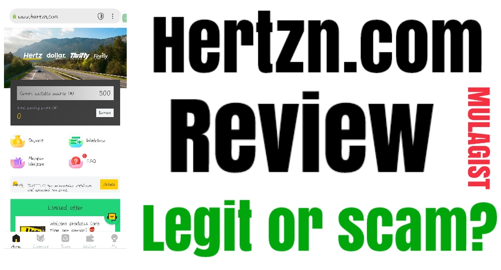 Hertzn.com Review: How legit or Scam it is, See Answers