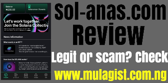 Sol-anas.com Review: Check out if it is Legit or Scam