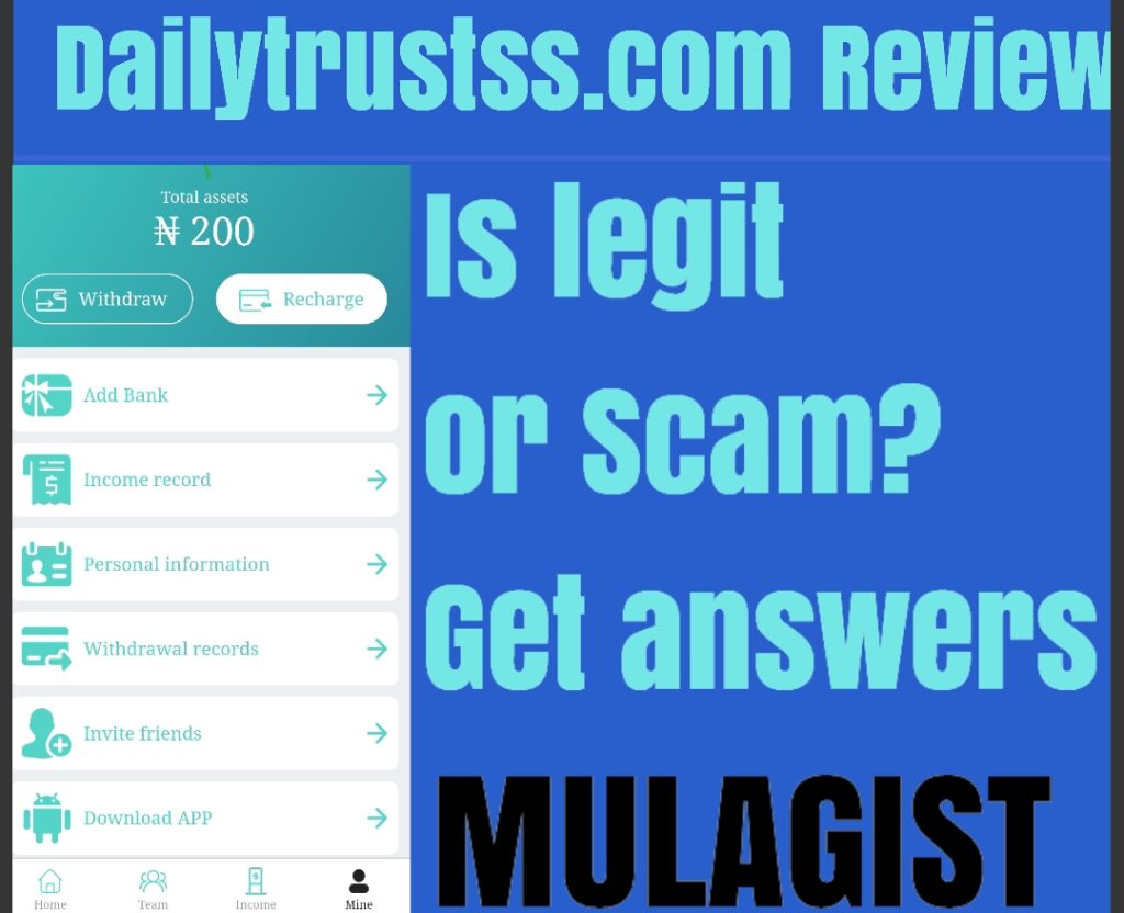 Dailytrustss.com Review: Is legit or Scam? Get answers