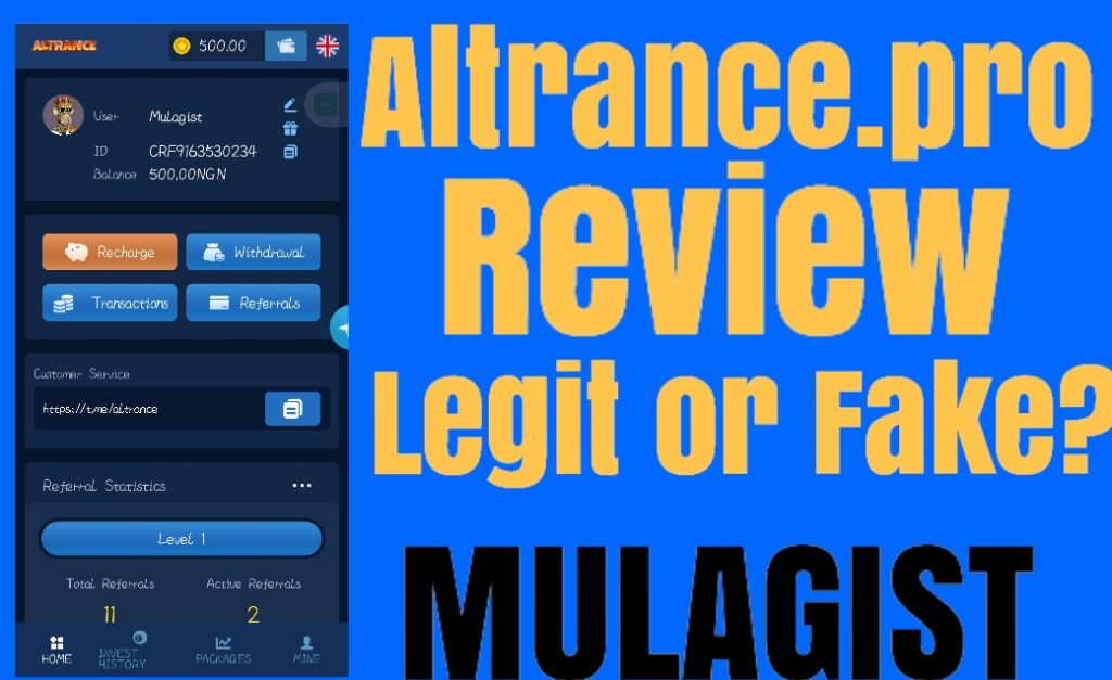 Altrance.pro Review: Is legit or Scam? Get answers