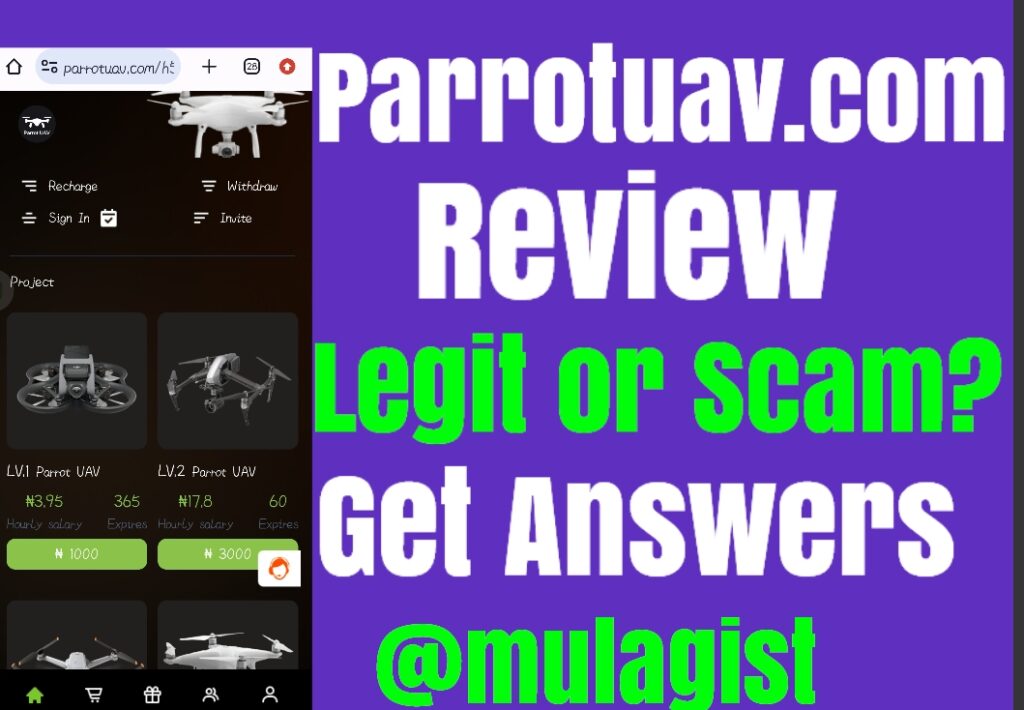Parrotuav.com Review: Is legit or Scam? Check